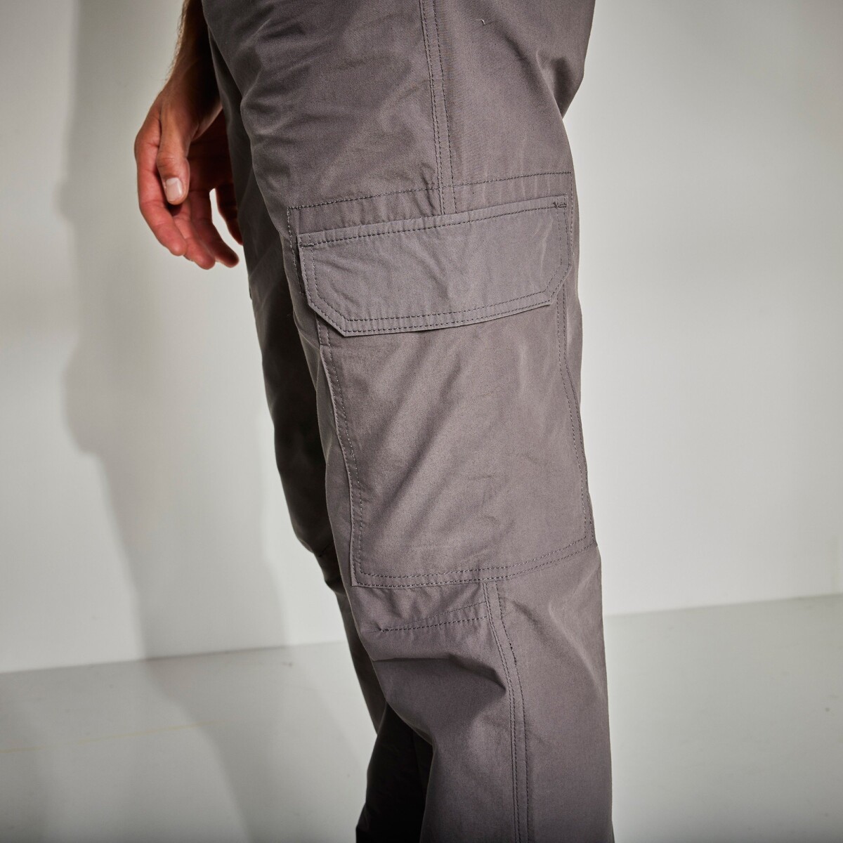 Nohavice z popelínu s vreckami