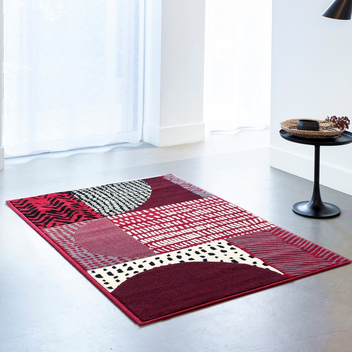 Levně Dekorativní koberec s geometrickým vzorem