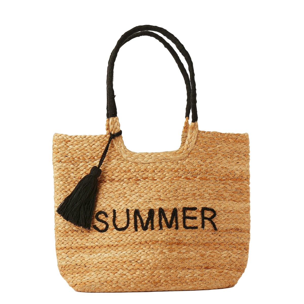 Levně Plážová taška s výšivkou "summer", juta