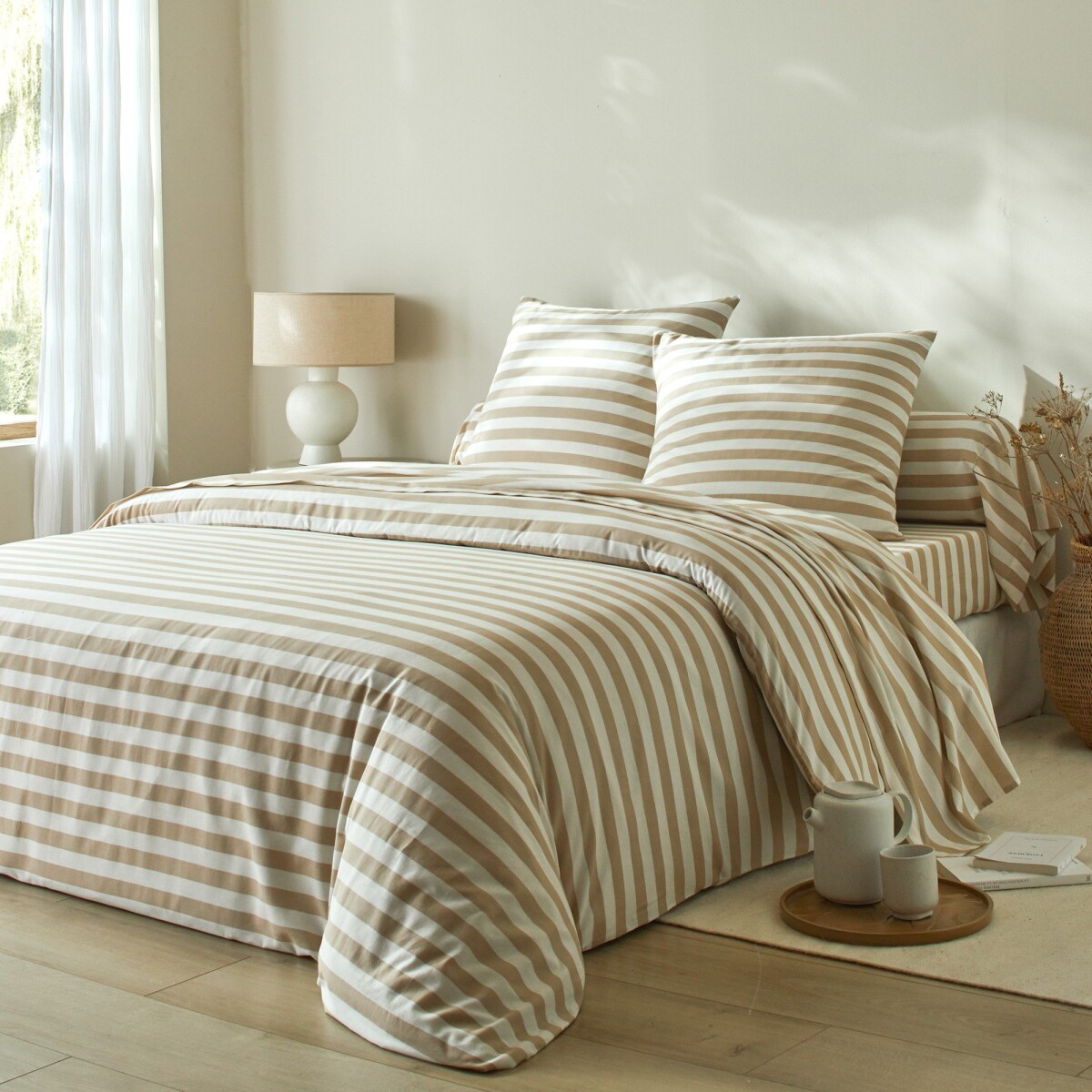Pruhovaná posteľná bielizeň Romy, zn. Colombine, bavlna