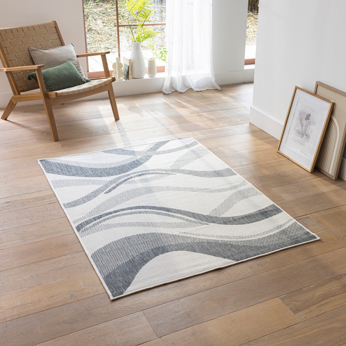 Obdĺžnikový obojstranný koberec do interiéru/exteriéru