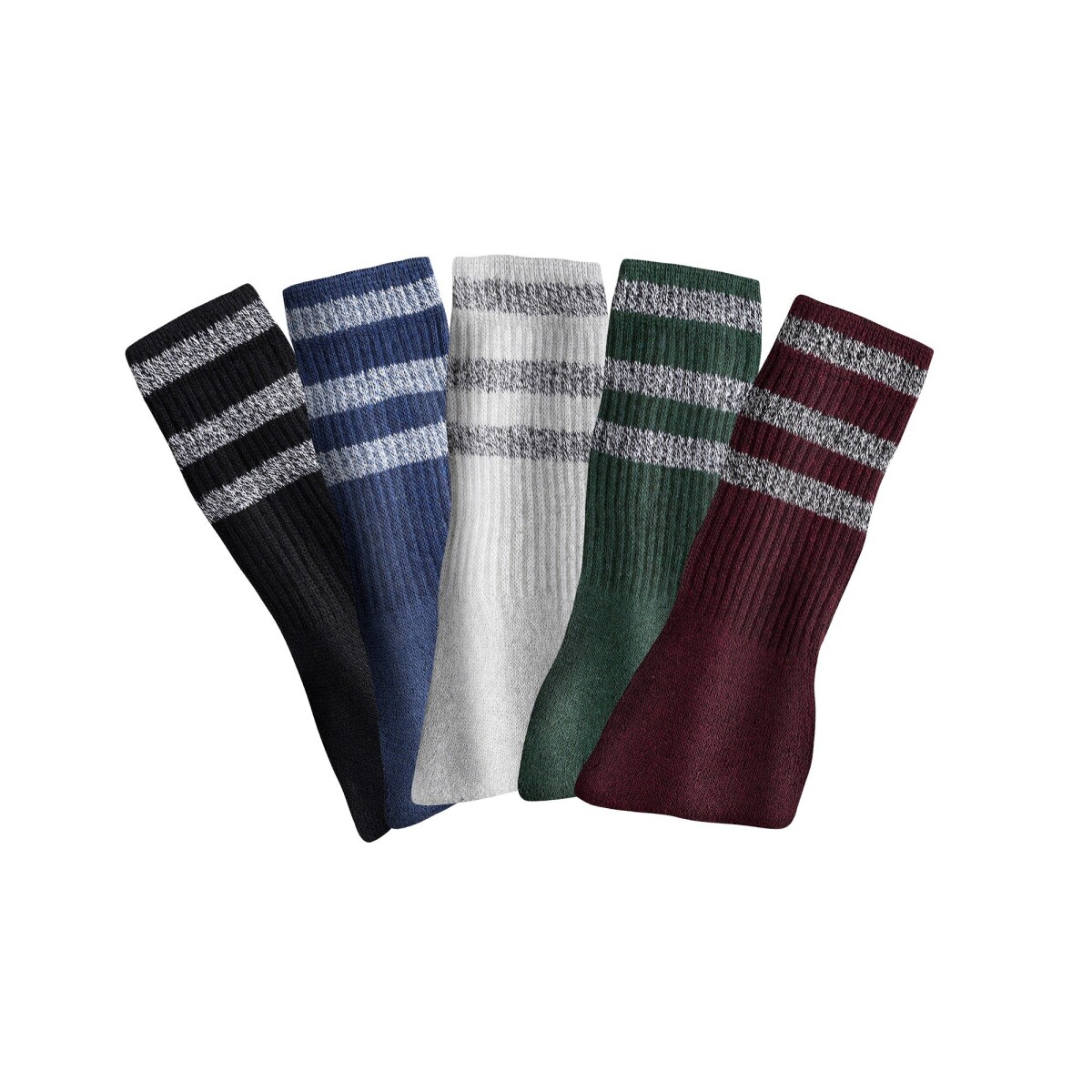 Levně Sada 10 párů komfortních ponožek