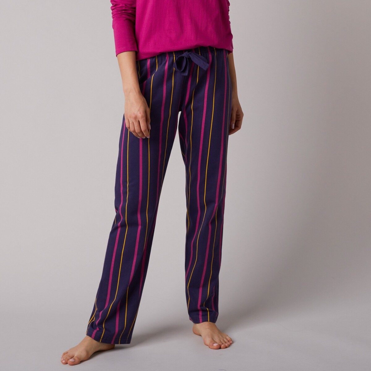 Levně Dlouhé pyžamové kalhoty Estrella s proužky