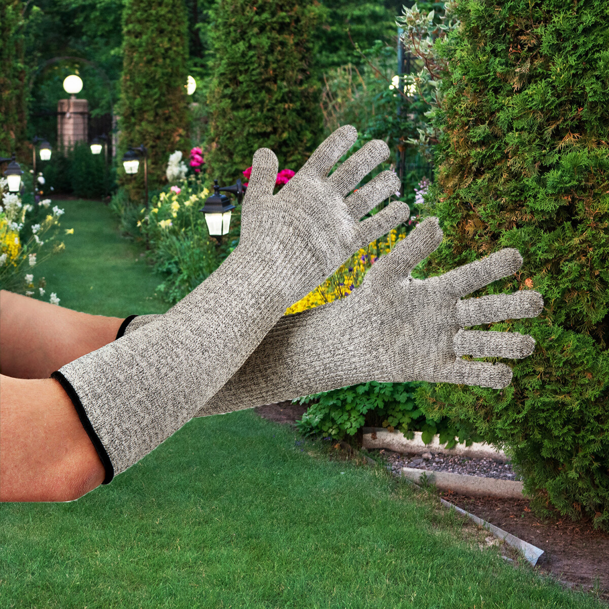 1 pár zahradních rukavic \