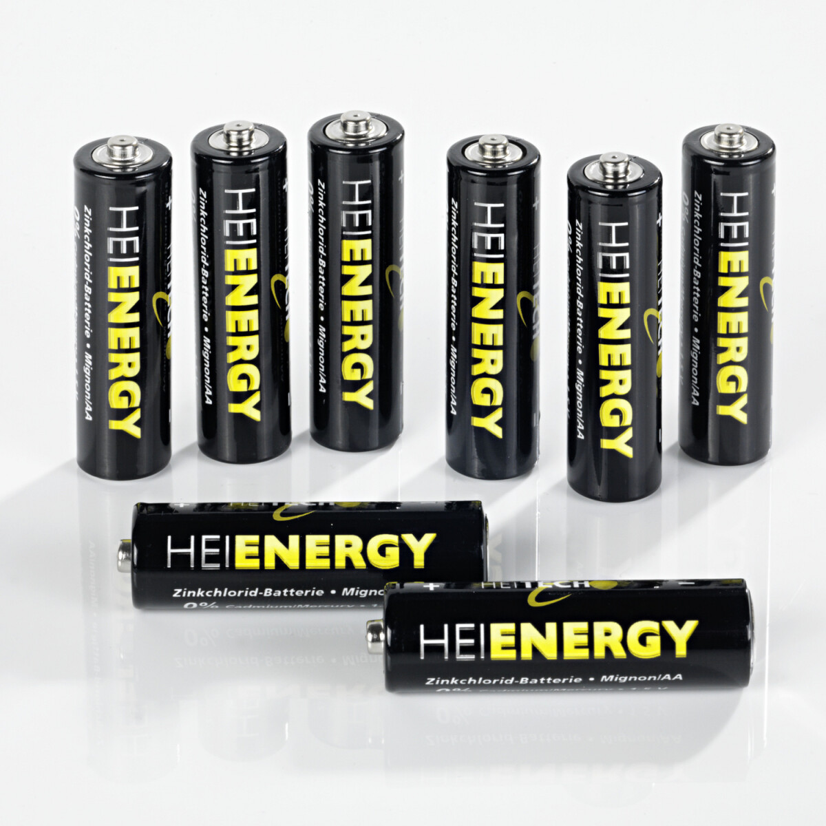 8 tužkových batérií AA, 1,5 V