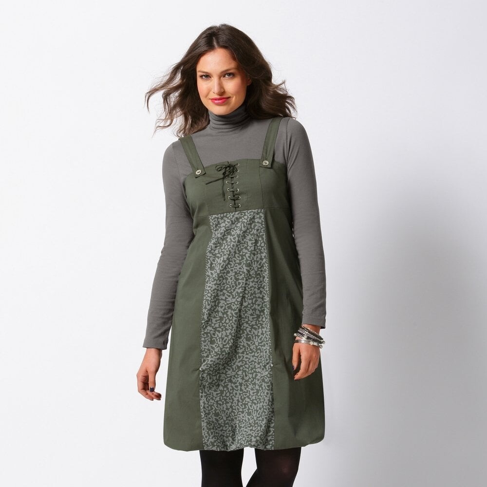 Šaty na ramienkách, s potlačou