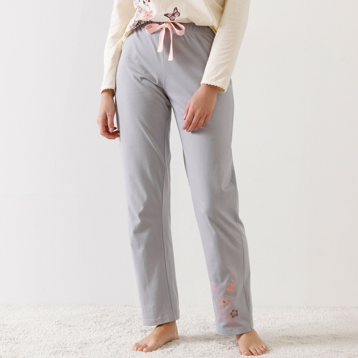 Levně Pyžamové dlouhé kalhoty s potiskem