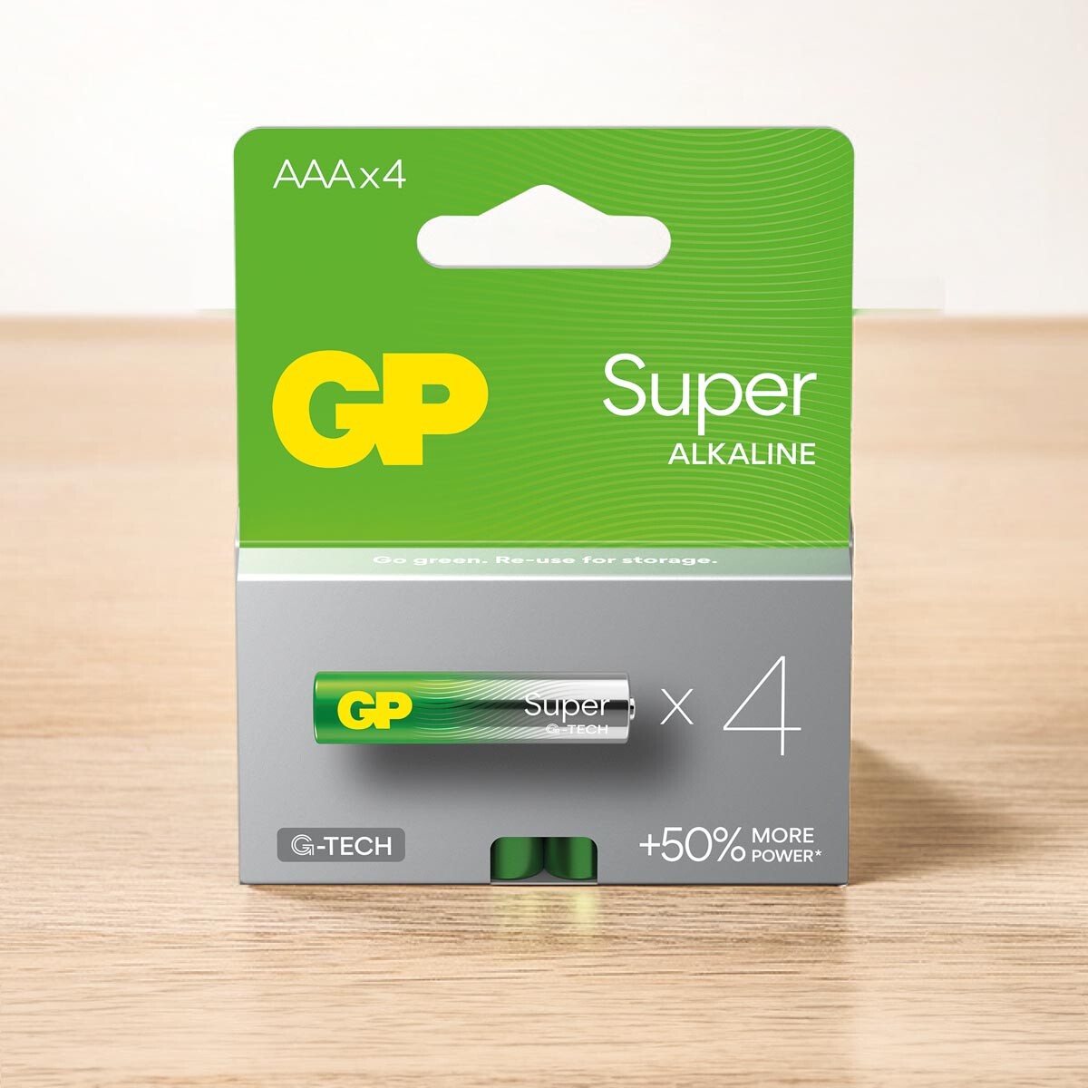 E-shop Alkalická batéria GP Super LR03 (AAA), 4 ks