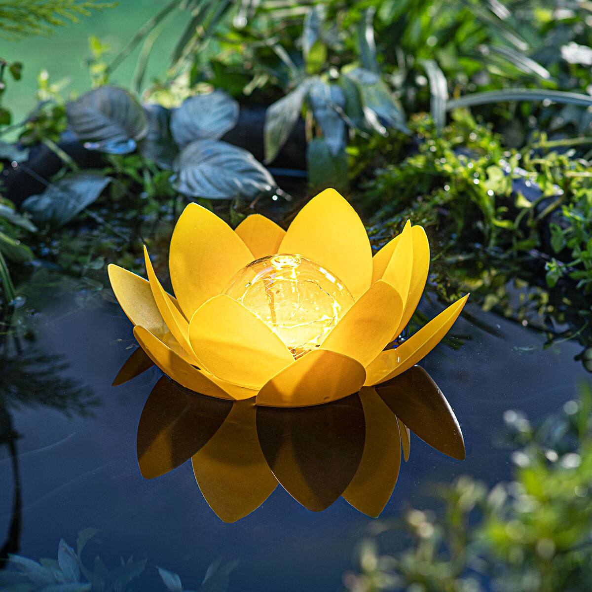 Solárne plávajúce dekorácie Lotus