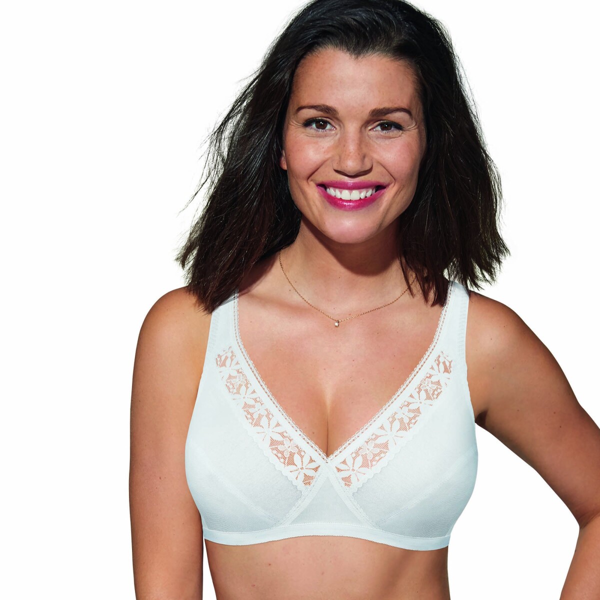 Súprava 2 podprseniek s výšivkou Coeur Croisé Playtex®, bez kostíc