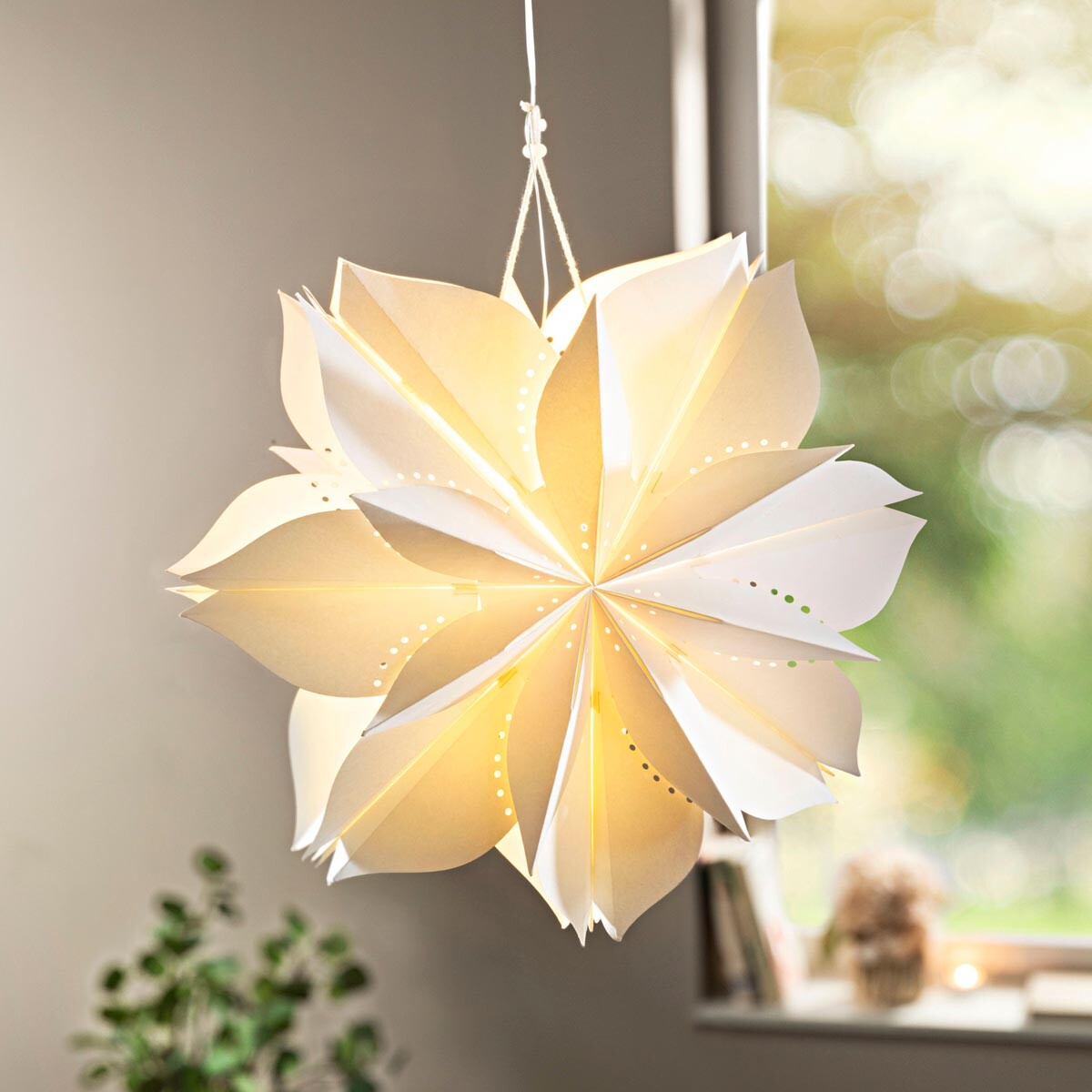 LED závesná dekorácia Fleur