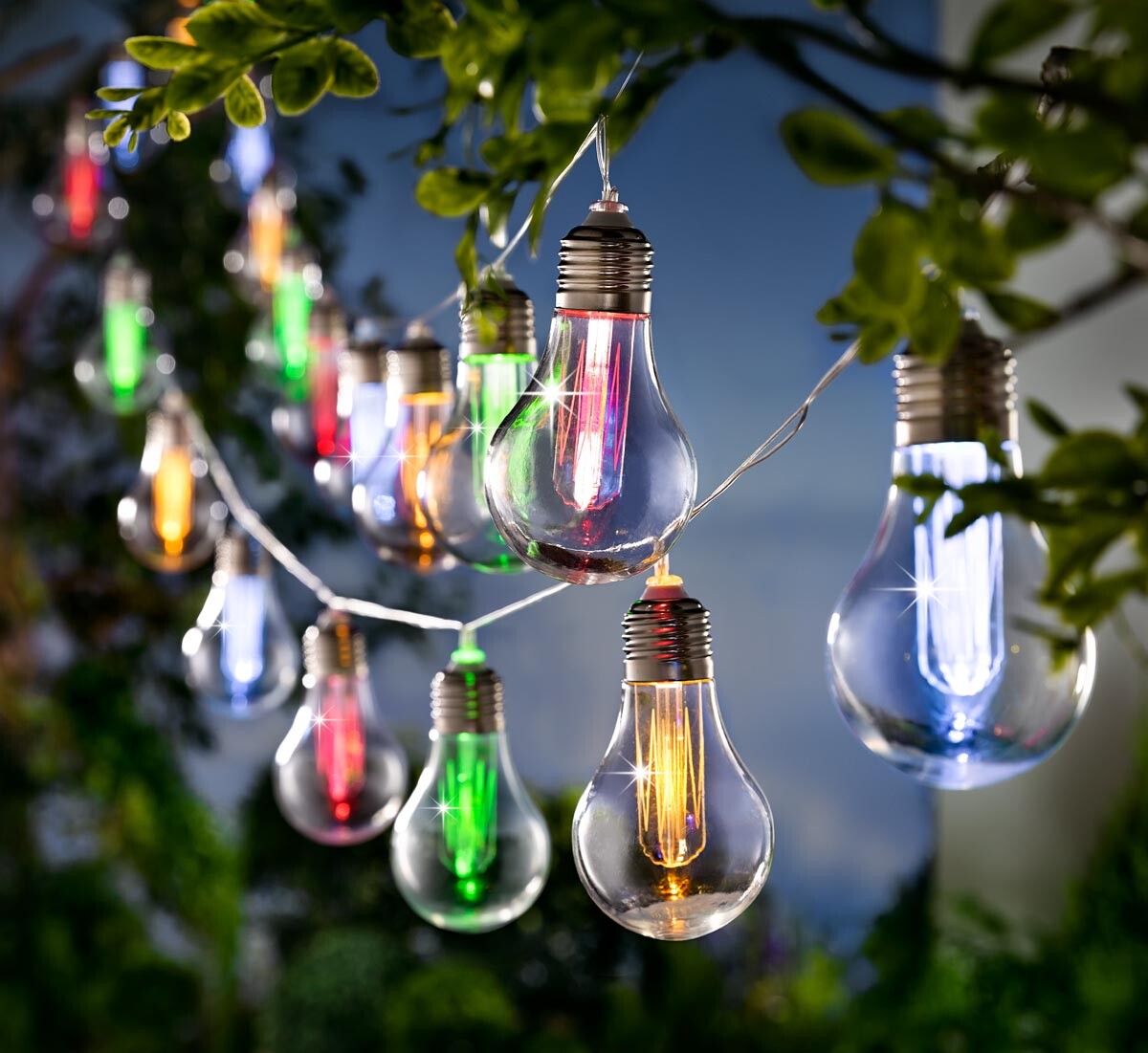 LED svetelná reťaz Žiarovky