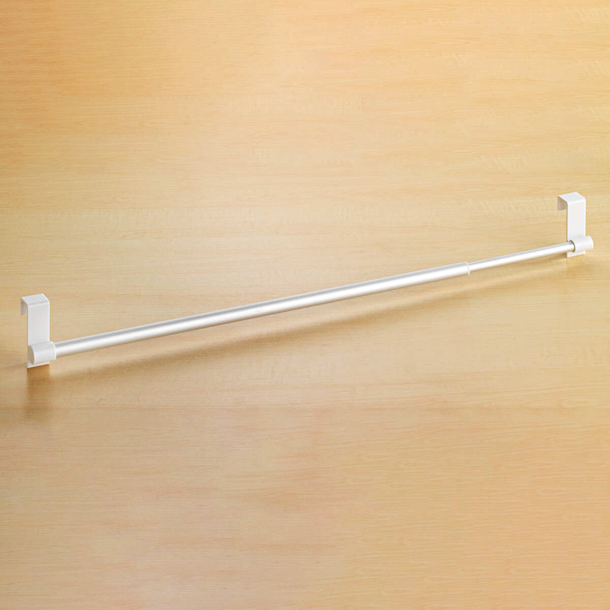 Záclonová tyč + 2 háčiky 90-130 cm