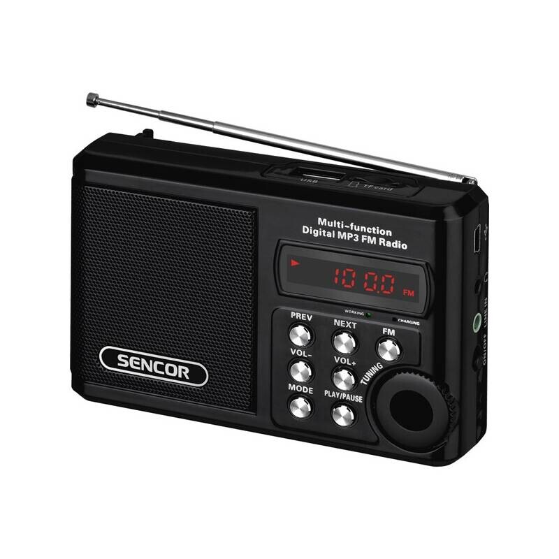 Prenosné rádio s USB/MP3 SENCOR SRD 215 B