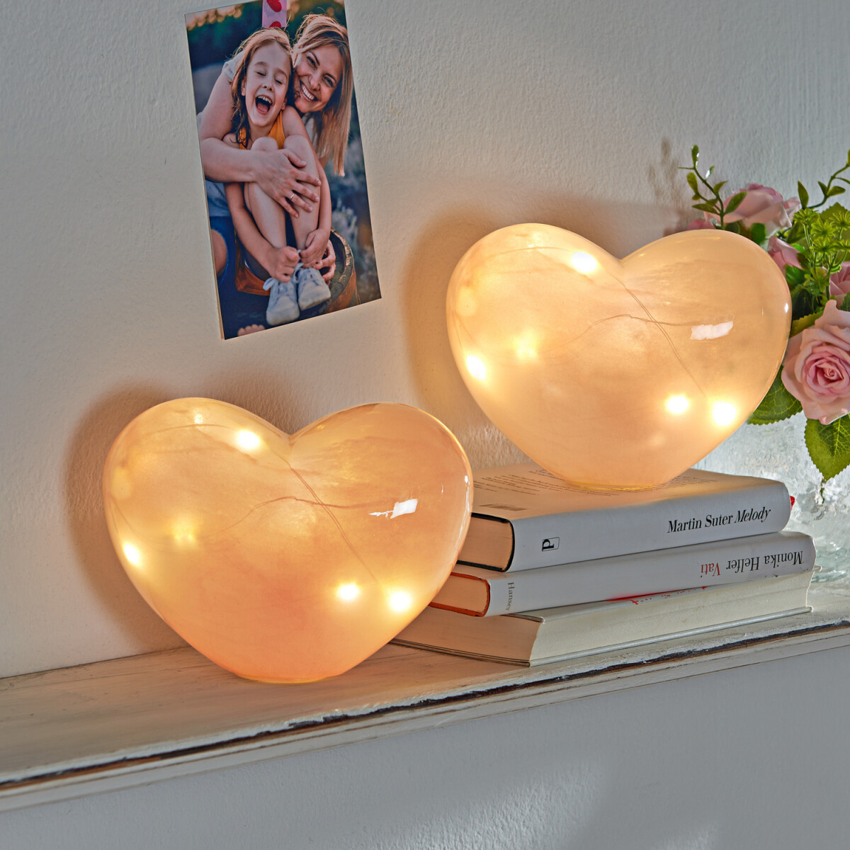 LED dekorácia Srdce