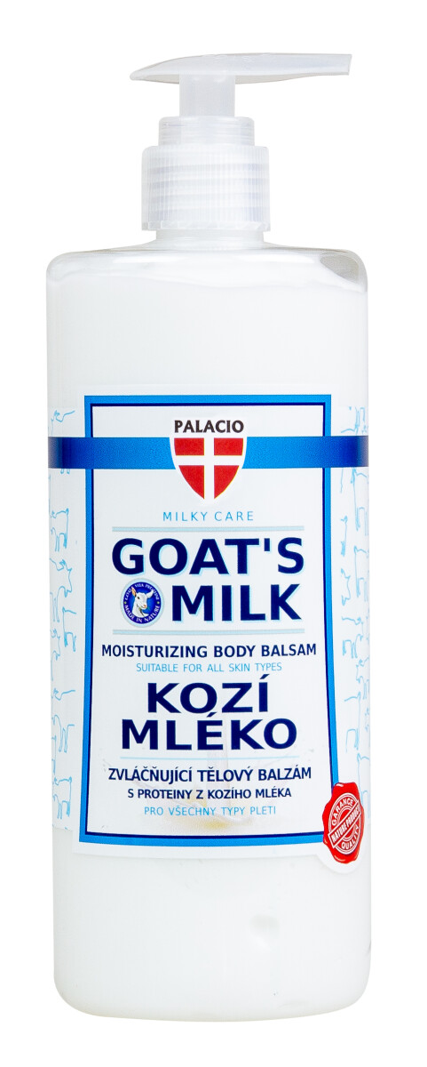 Kozie mlieko telový balzam s pumpičkou 500 ml