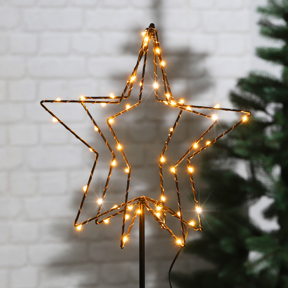 LED záhradný zápich Hviezda