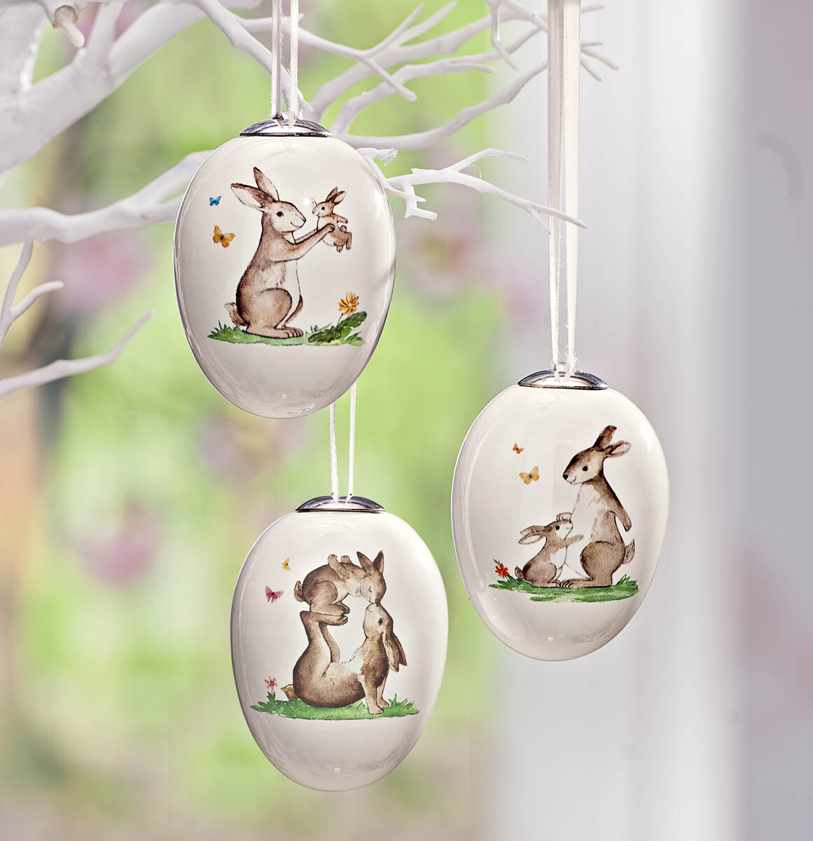 Dekoračné veľkonočné vajíčka, súprava 3 ks