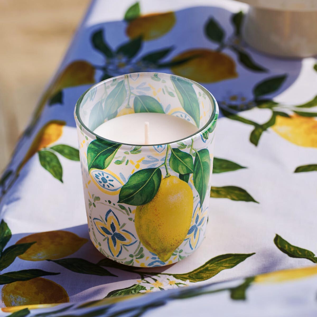 Sviečka v skle Citrón