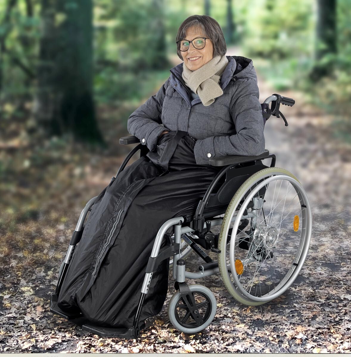 Zatepľovací fusak na invalidný vozík