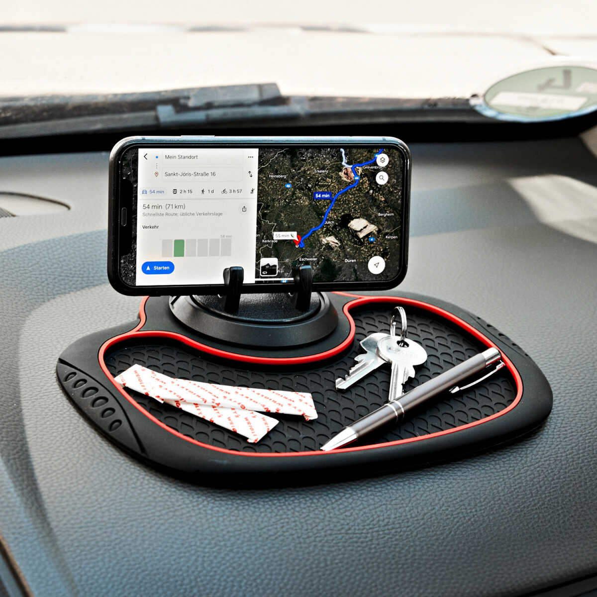 Podložka s držiakom na mobilný telefón