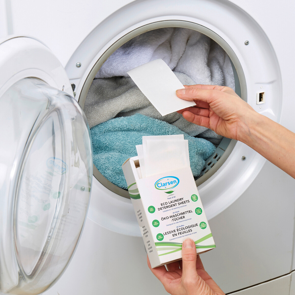 60 obrúskov na pranie