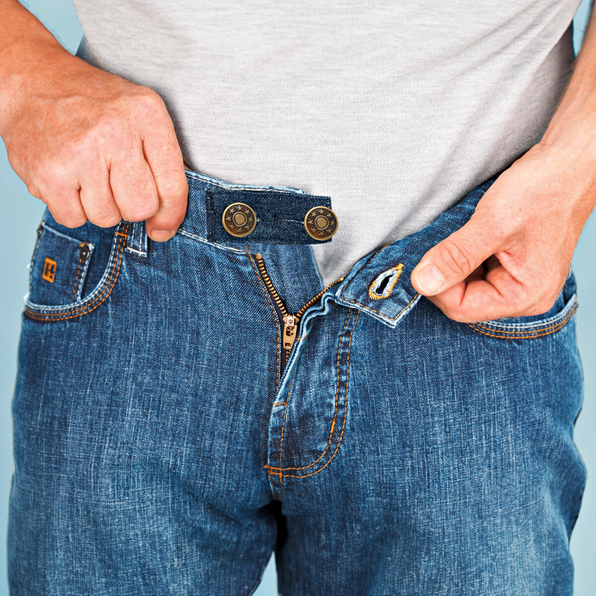 3 gombíkové predlžovače pása