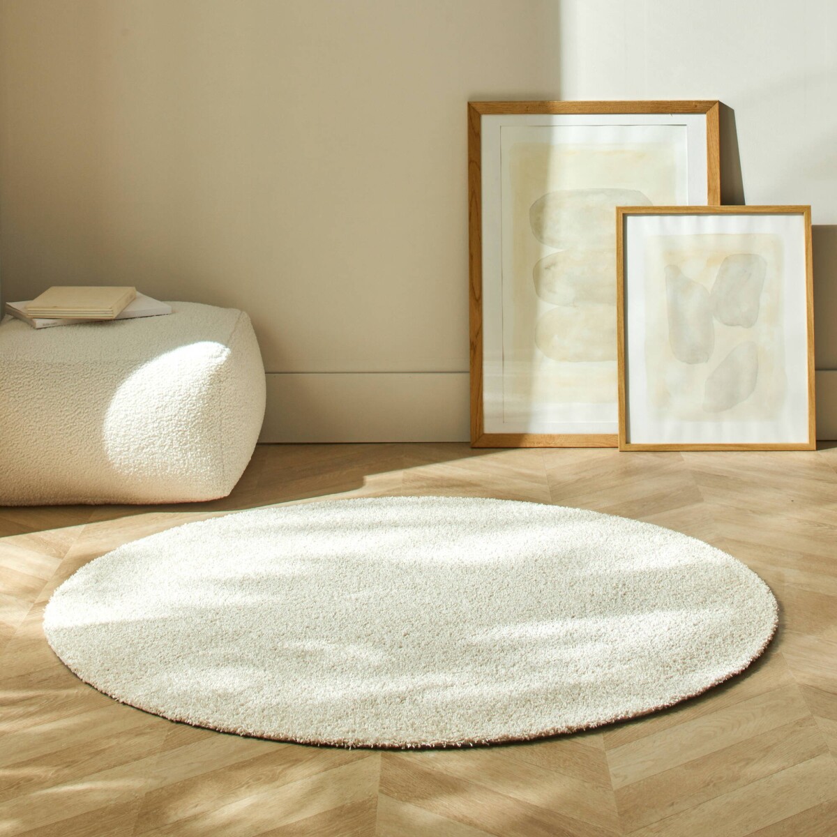 Jemný a hebký buklé koberec