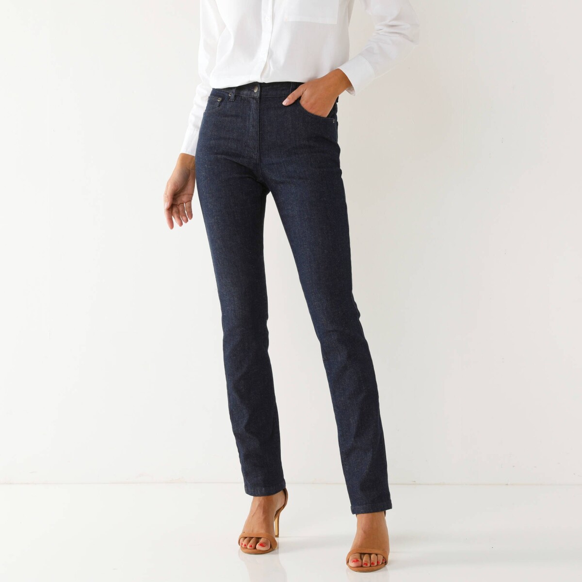 Zoštíhľovacie nohavice s 5 vreckami