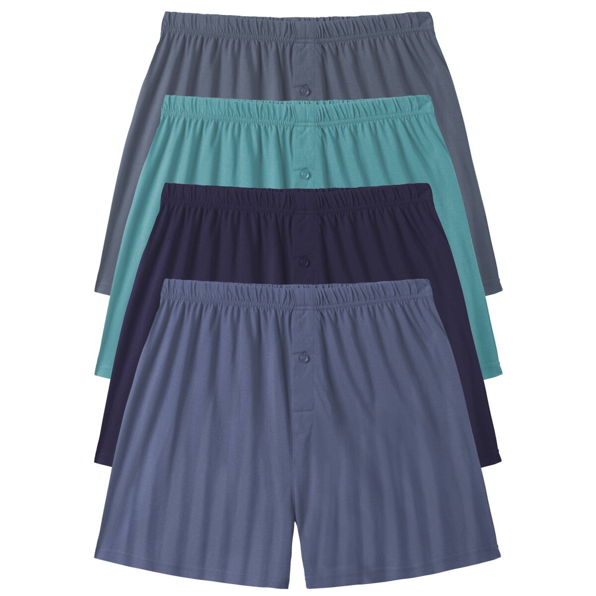 Súprava 4 jednofarebných trenírok