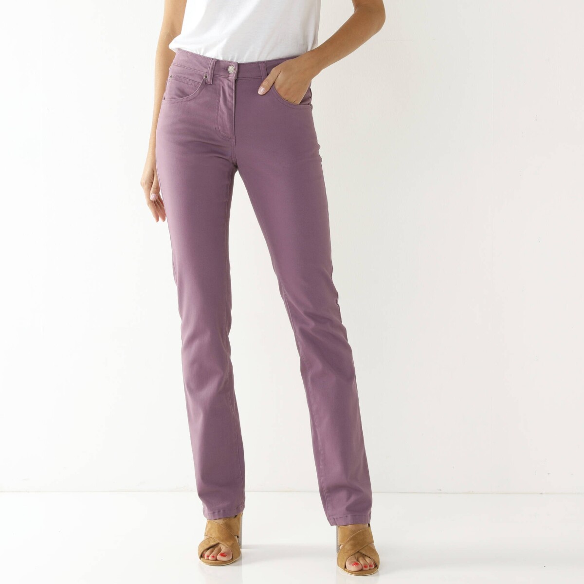 Zoštíhľujúce nohavice s 5 vreckami