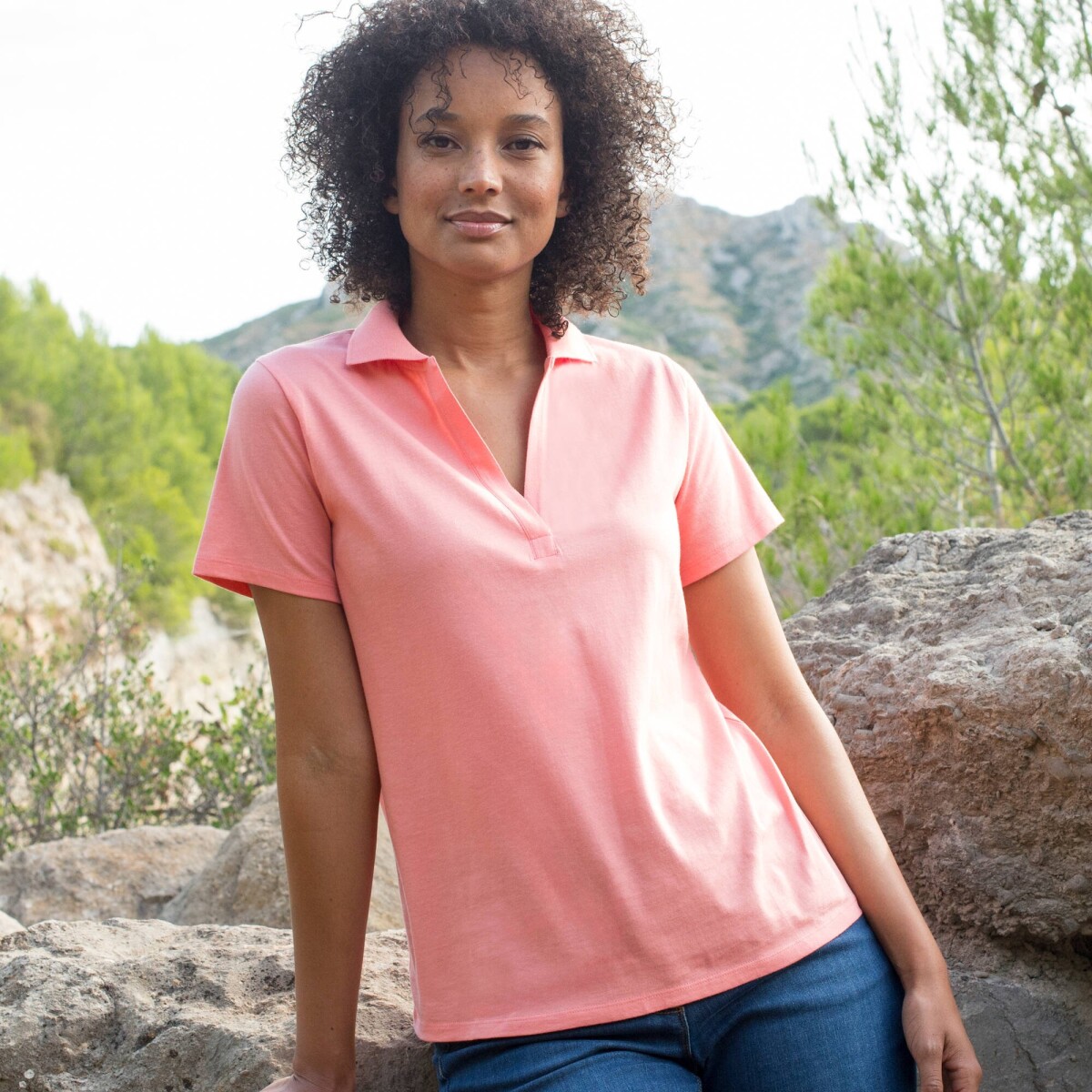 Džersejové tričko s golierom