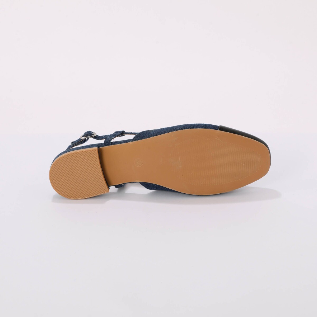 Dvojfarebné slingback baleríny