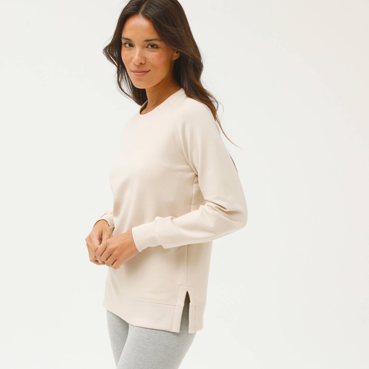 Moltonová tuniková mikina