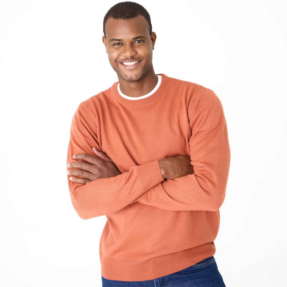 Pulóver s okrúhlym výstrihom, 100 % akryl