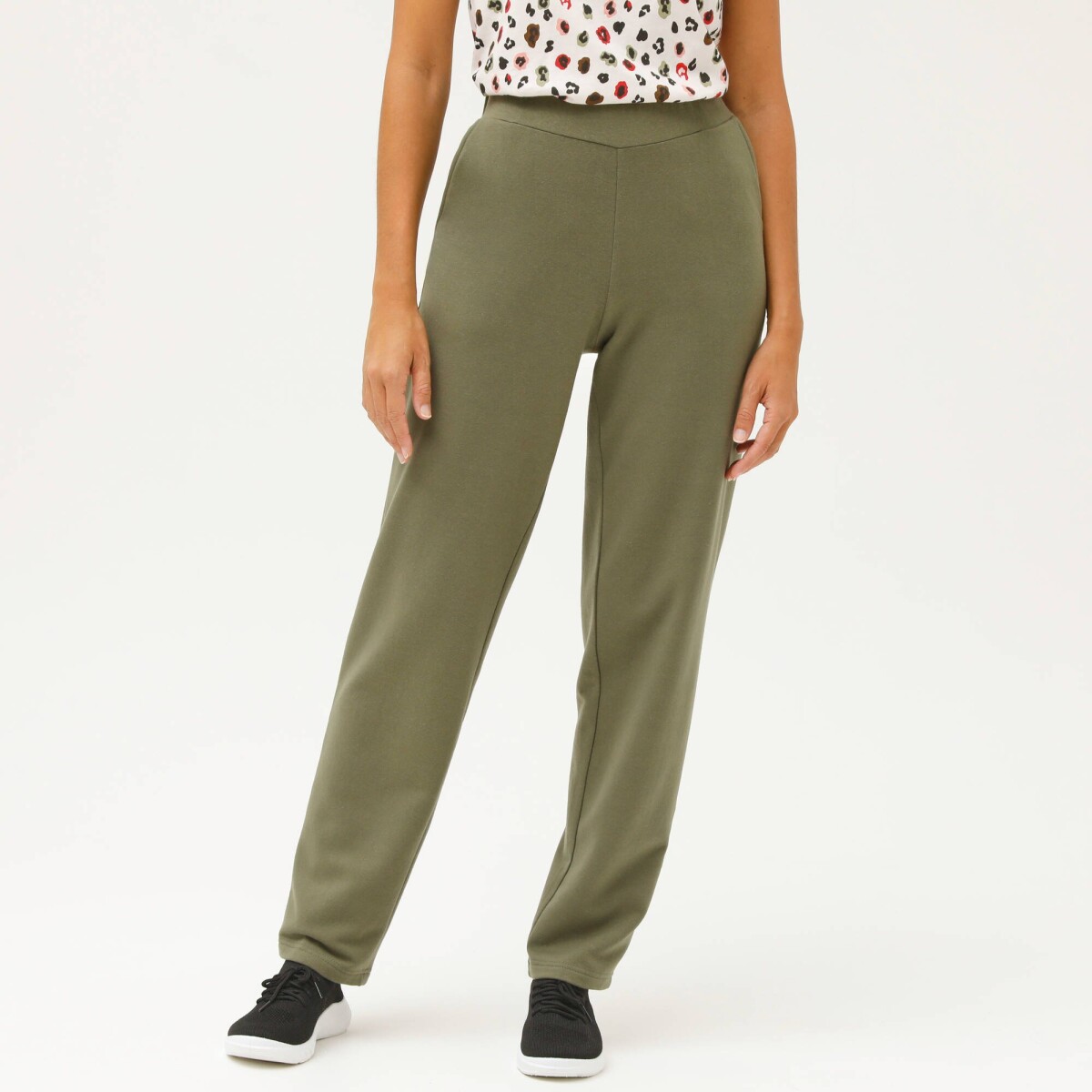 Široké meltonové nohavice