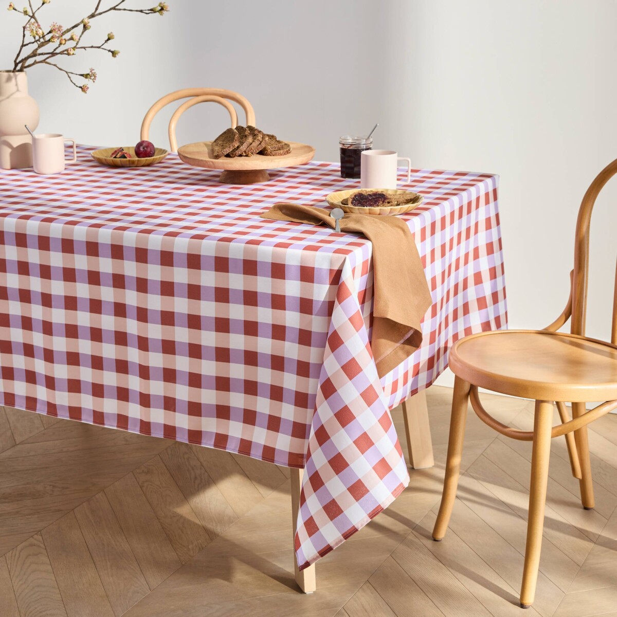 Obrus ​​s potlačou šachovnice