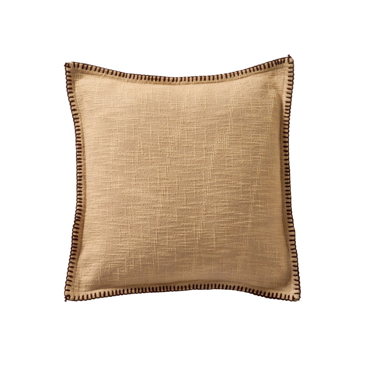 Jednofarebný vankúš z textúrovanej bavlny