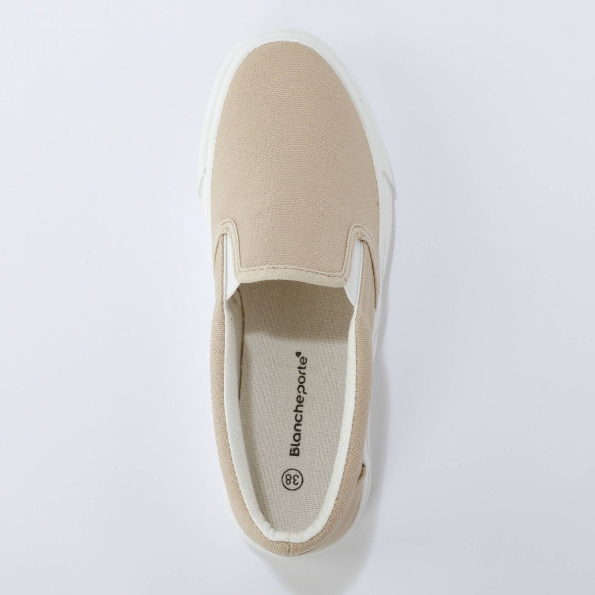 Plátené slip on tenisky