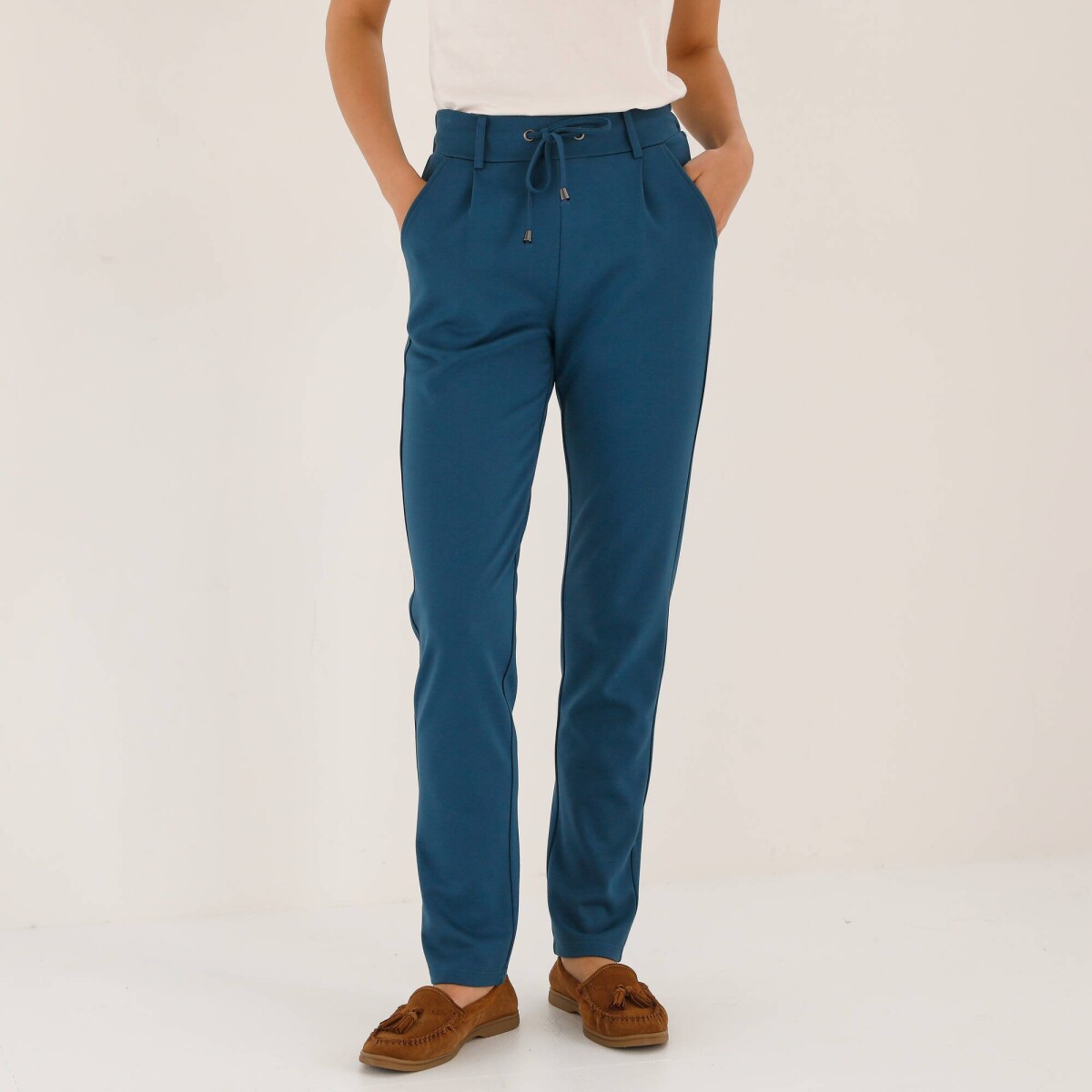 Chino nohavice z Milano úpletu