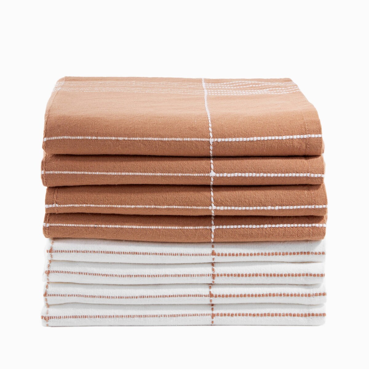 Súprava kockovaných utierok z bavlny