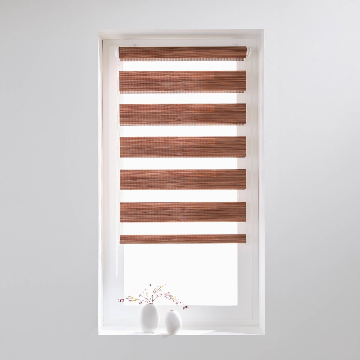 Roleta deň/noc s efektom dreva