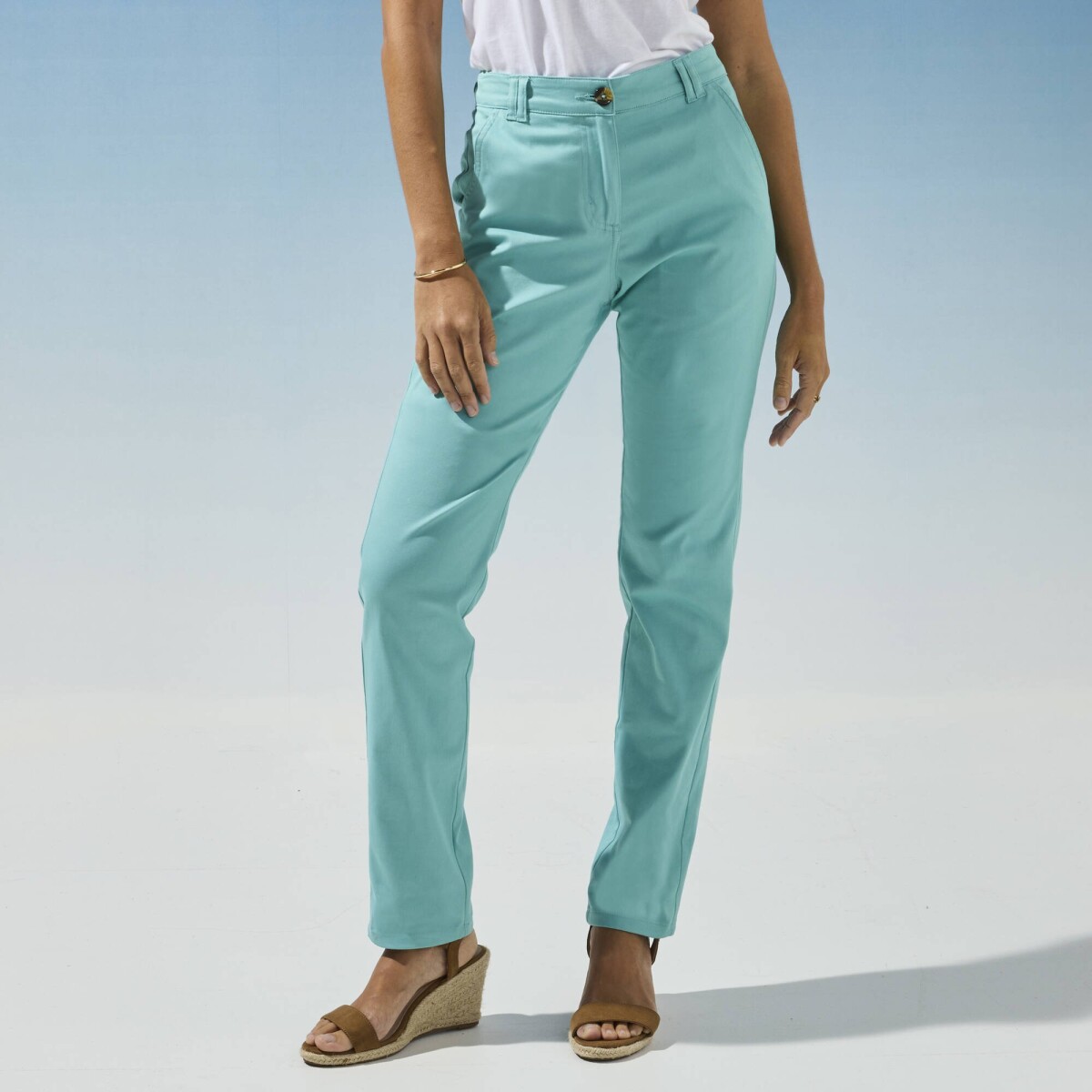 Strečové chino nohavice