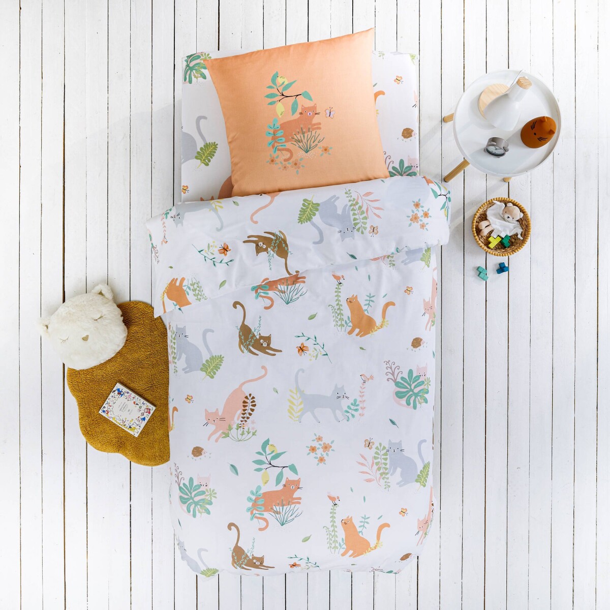 Detská bavlnená posteľná bielizeň Mačičky zn. Colombine®