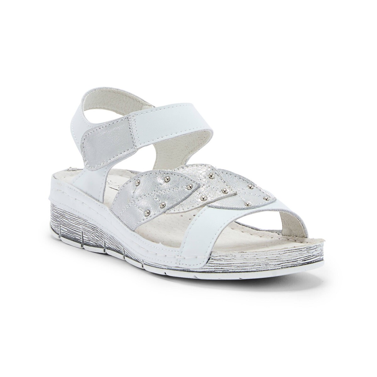 Kožené sandále na suchý zips Pédiconfort®