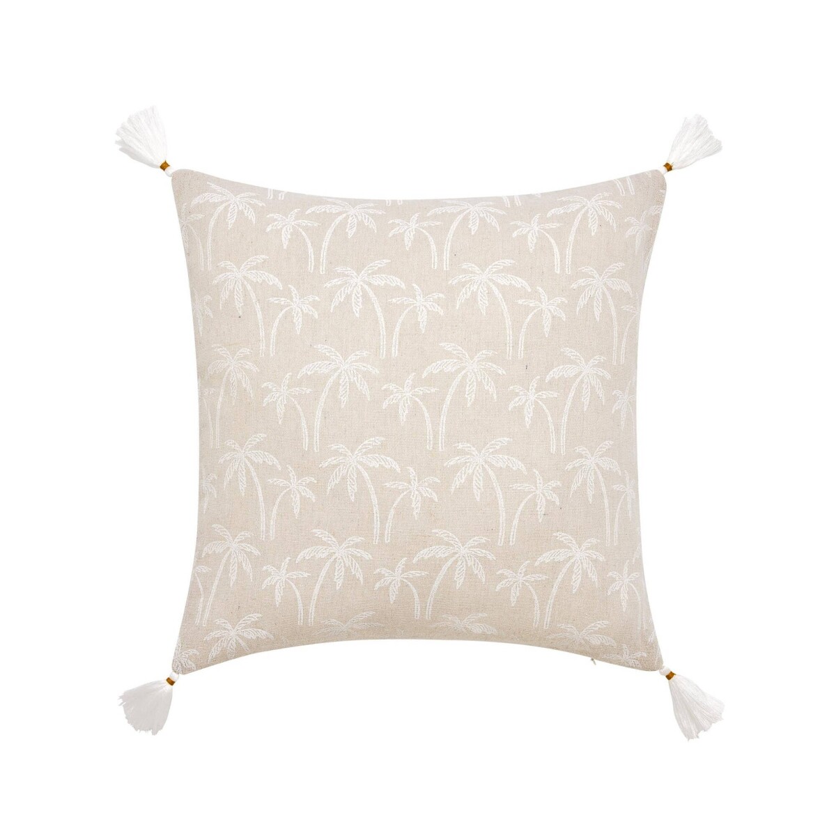 Vankúš so strapcami a potlačou paliem