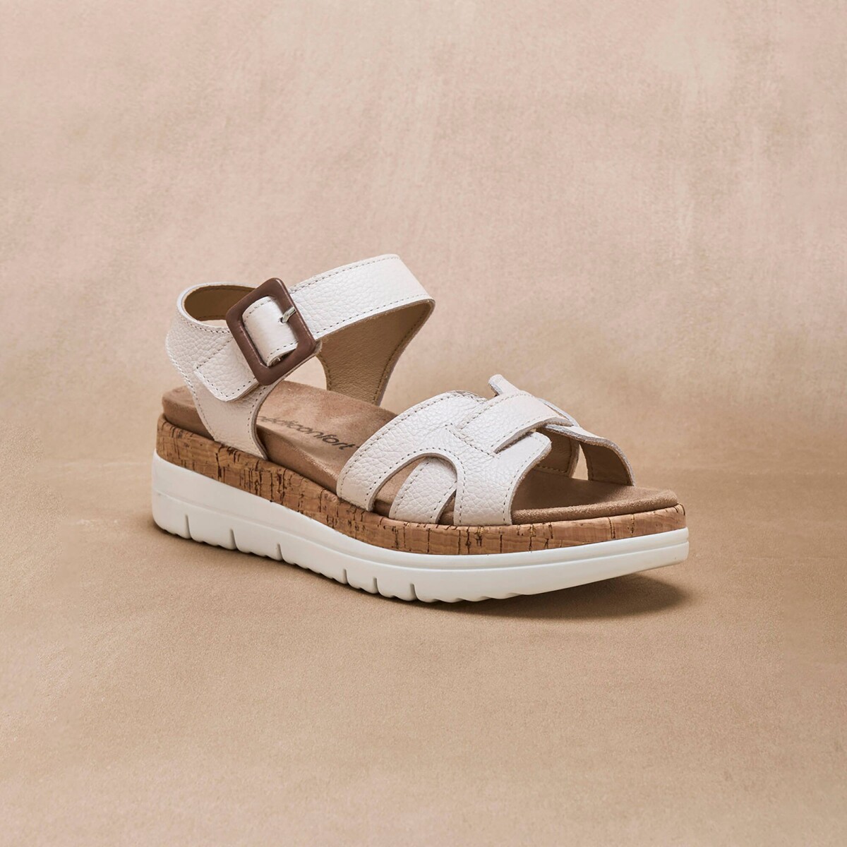 Sandále na klinovom podpätku Pédiconfort®