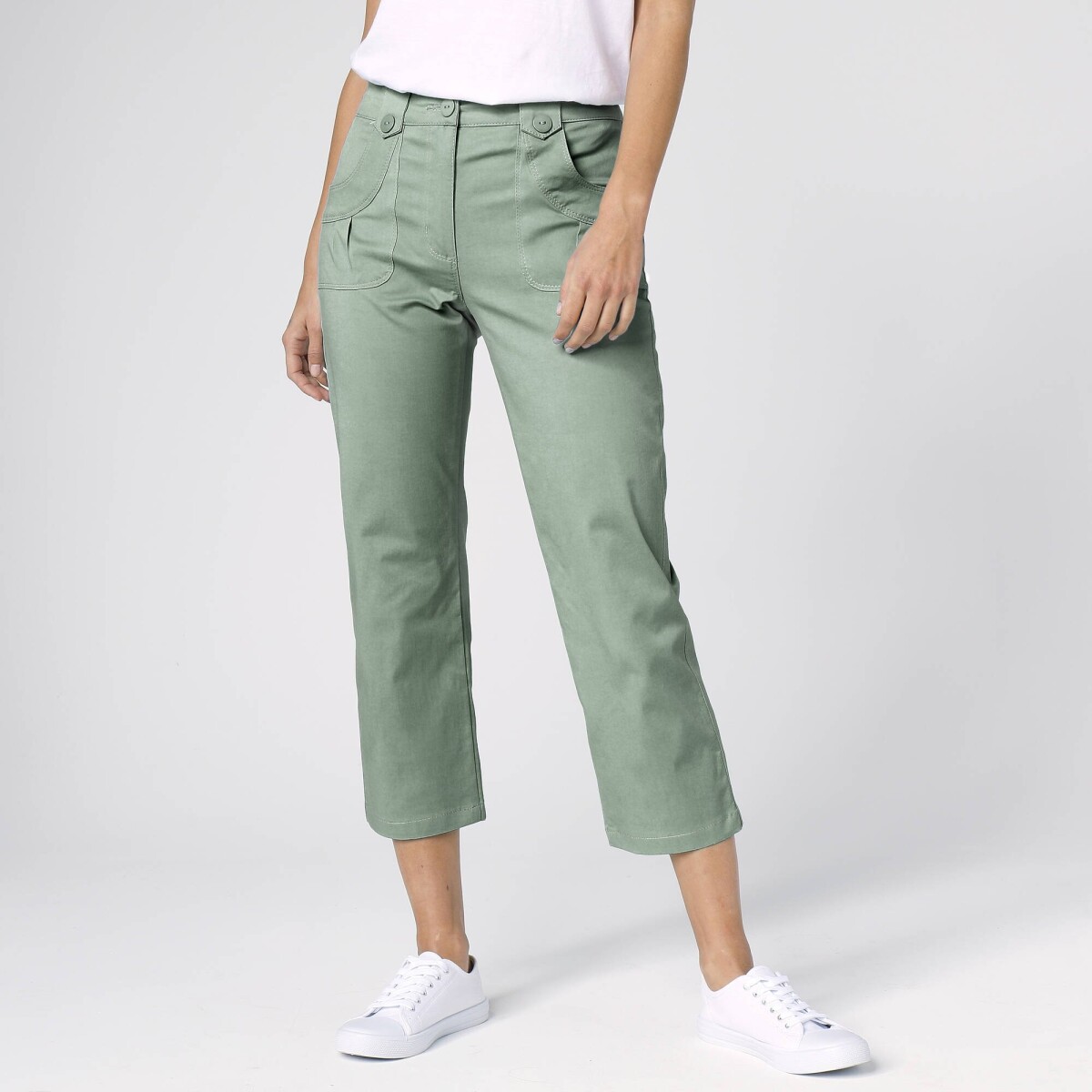 Rovné strečové 7/8 nohavice.