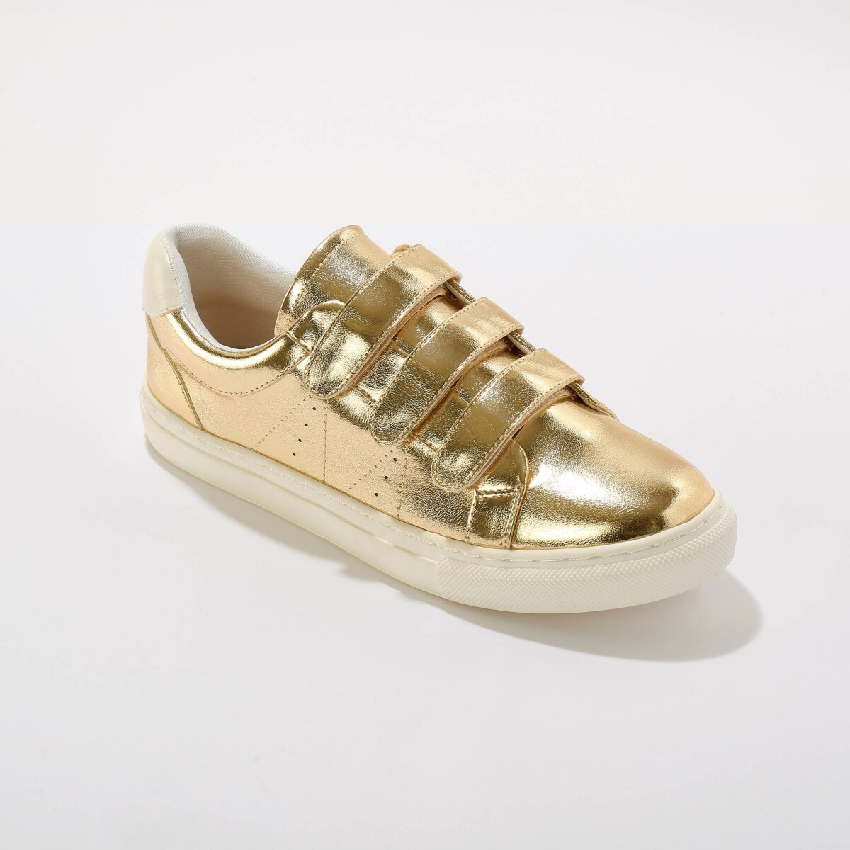 Zlaté tenisky na suchý zips