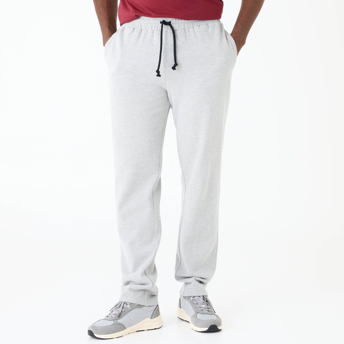 Nohavice z piké úpletu s pružným pásom a šnúrkou na stiahnutie